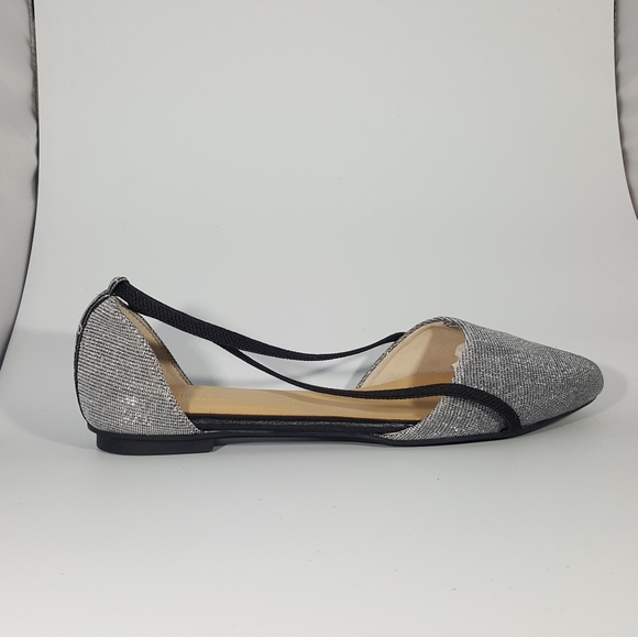 NR Rapisardi Shoes - NR Rapisardi Silver Diorsay Flat Sandal